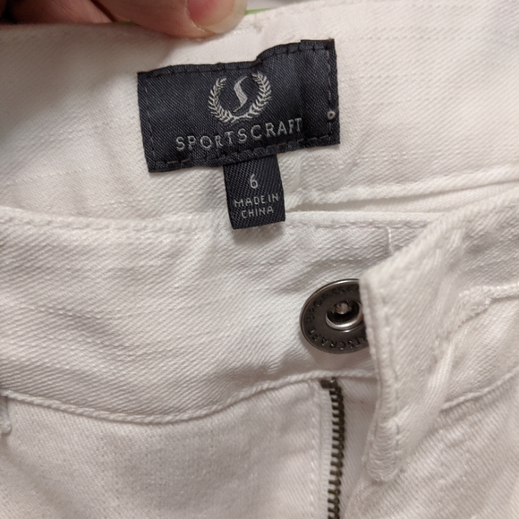 Brand new white capris. - Picture 3 of 3